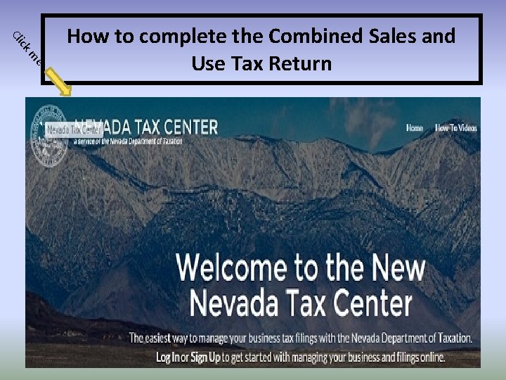 ick Cl e m How to complete the Combined Sales and Use Tax Return