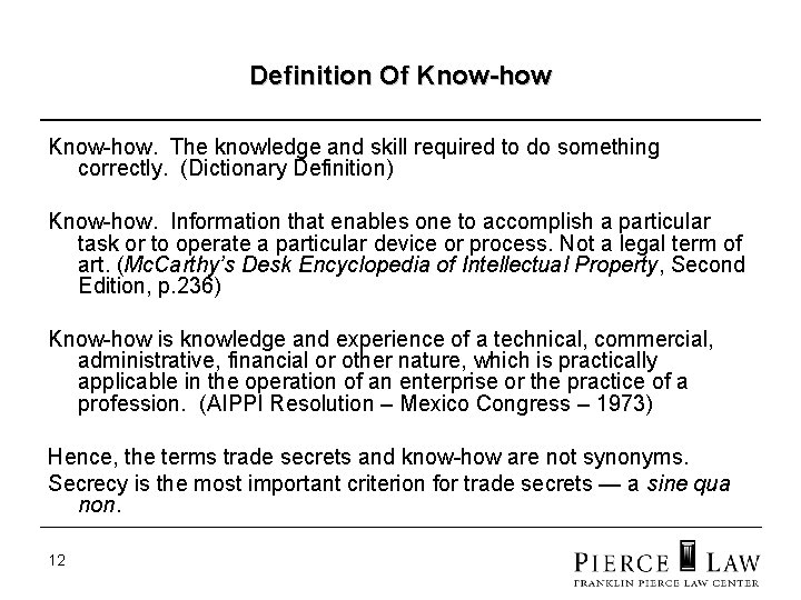 Definition Of Know-how. The knowledge and skill required to do something correctly. (Dictionary Definition)