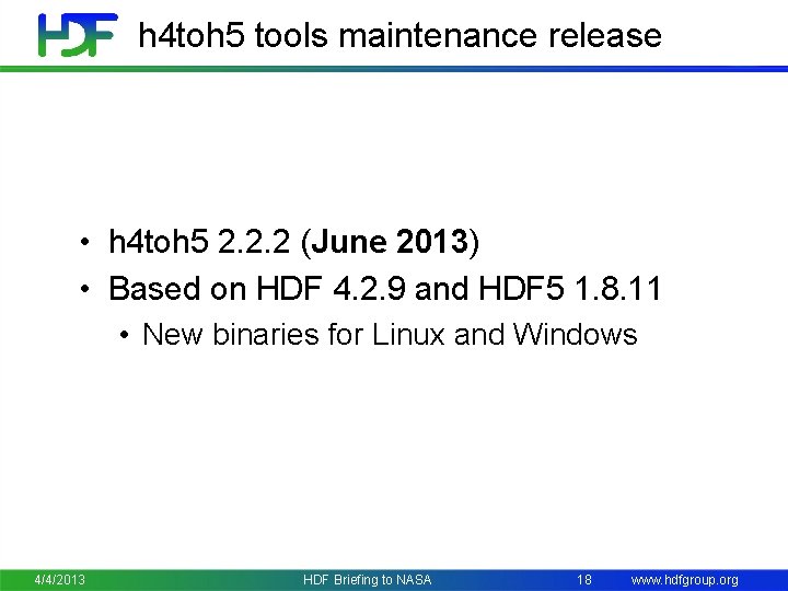 h 4 toh 5 tools maintenance release • h 4 toh 5 2. 2.