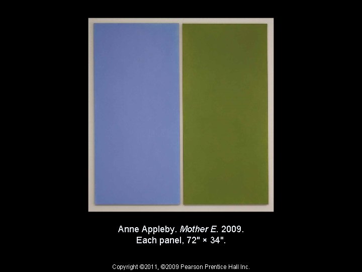 Anne Appleby. Mother E. 2009. Each panel, 72" × 34". Copyright © 2011, ©