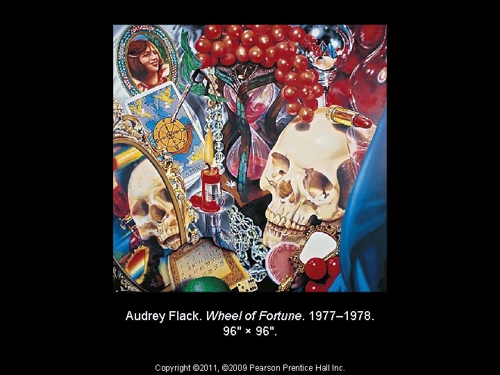 Audrey Flack. Wheel of Fortune. 1977– 1978. 96" × 96". Copyright © 2011, ©