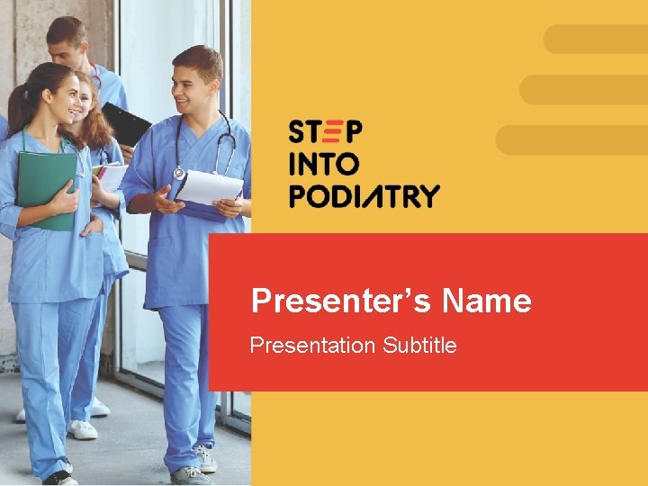 Presenter’s Name Presentation Subtitle 