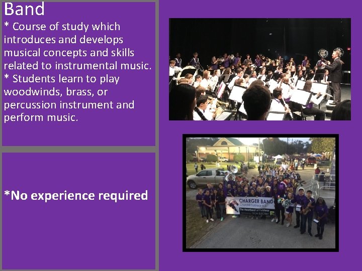 Parent Night Course Selection Information Incoming 7 th