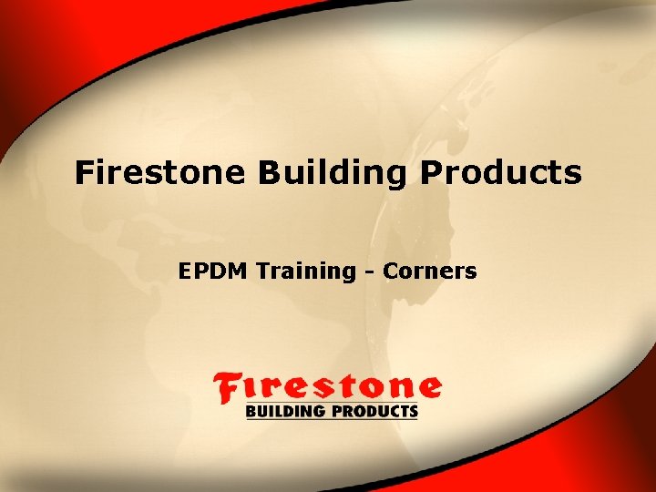 Firestone Building Products EPDM Training - Corners 