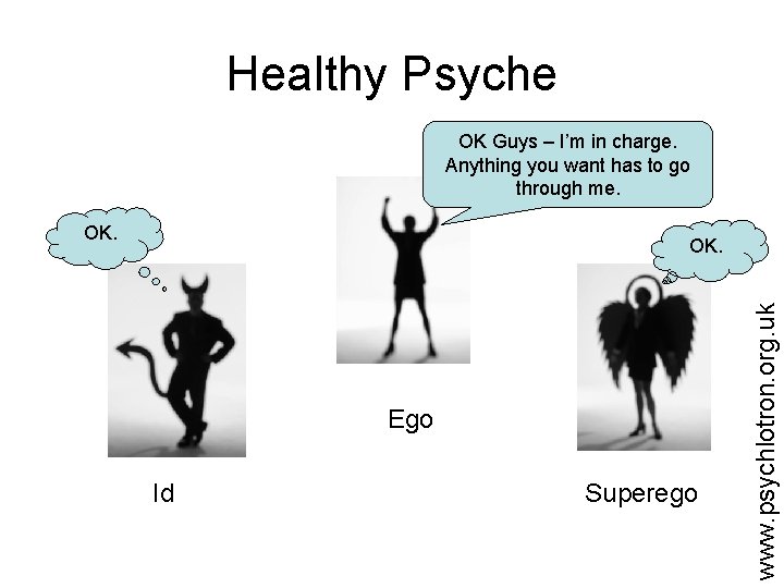 Healthy Psyche OK Guys – I’m in charge. Anything you want has to go