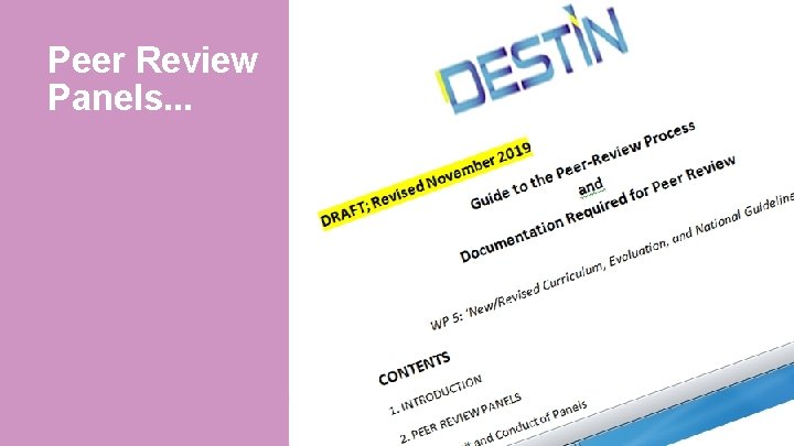 Peer Review Panels. . . - IADT is unique. Ireland’s only institute of art,