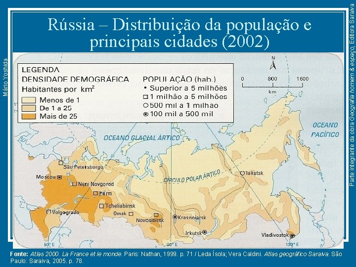 Fonte: Atlas 2000. La France et le monde. Paris: Nathan, 1999. p. 71 /