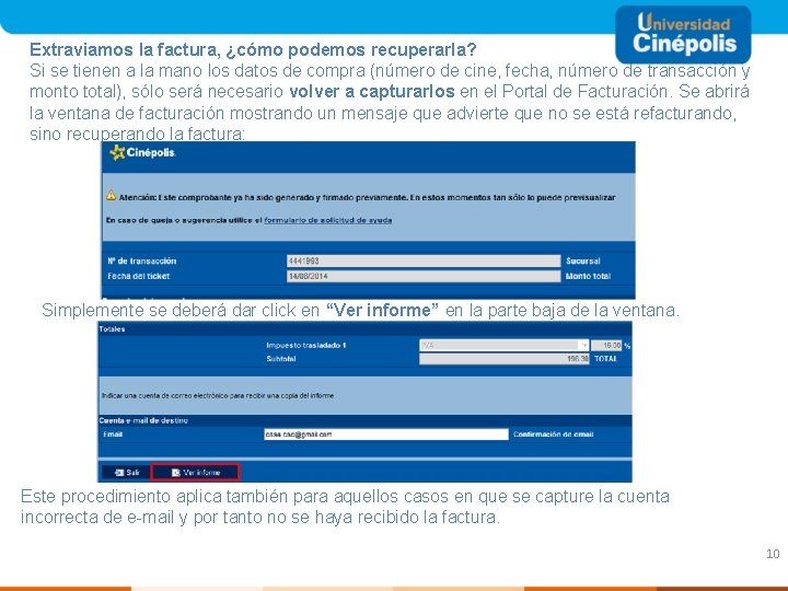 Extraviamos la factura, ¿cómo podemos recuperarla? Si se tienen a la mano los datos