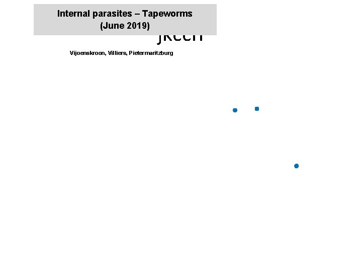 Internal parasites – Tapeworms (June 2019) jkccff Vijoenskroon, Villiers, Pietermaritzburg 00 