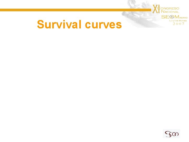 Survival curves 