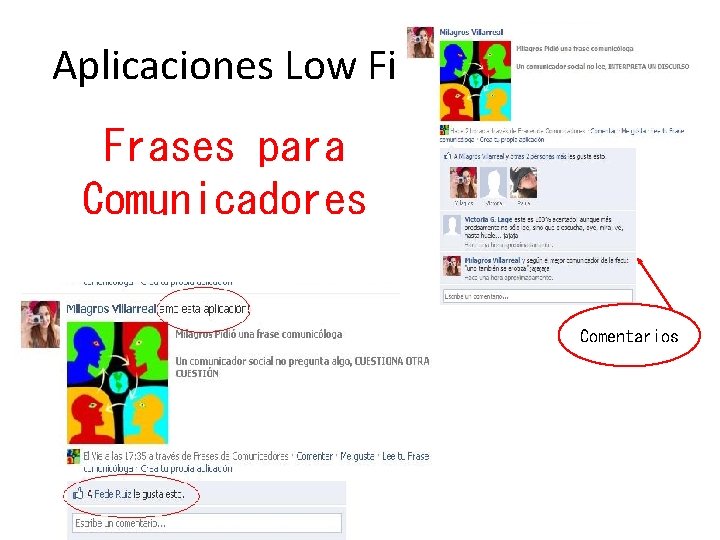 Aplicaciones Low Fi Frases para Comunicadores Comentarios 