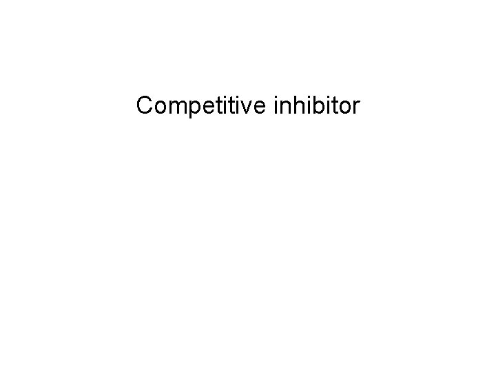 Competitive inhibitor 