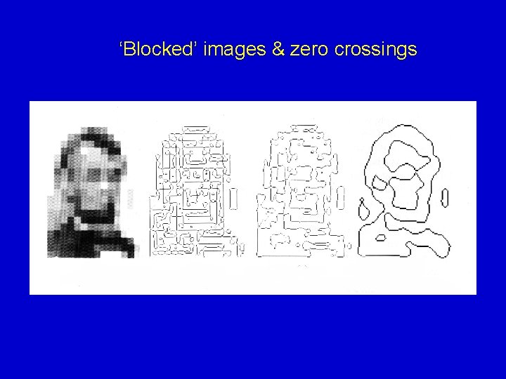 ‘Blocked’ images & zero crossings 