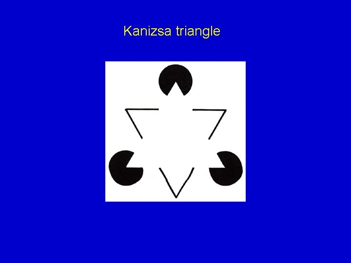 Kanizsa triangle 