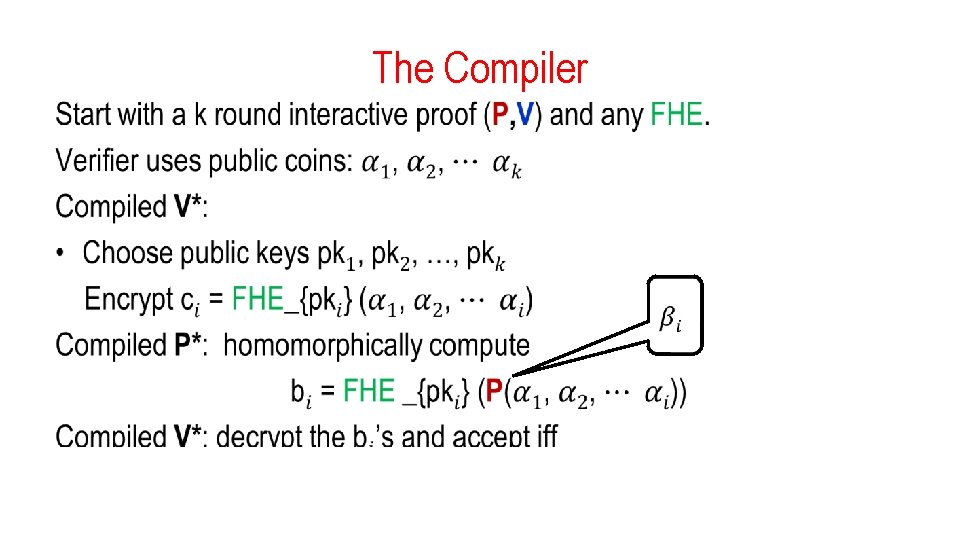 The Compiler • 