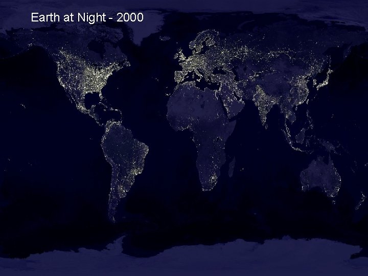 Earth at Night - 2000 