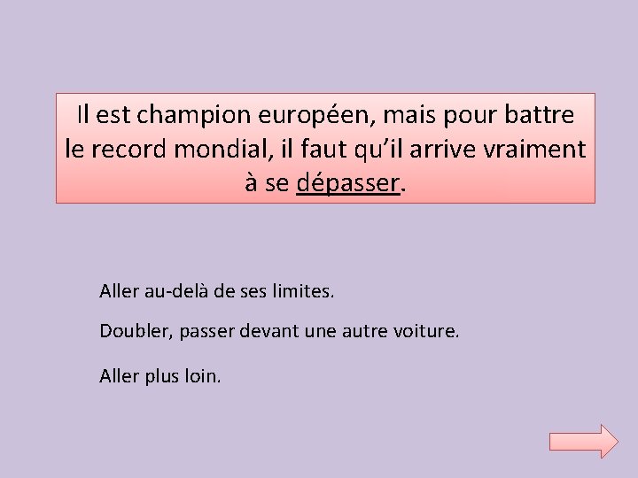 Il est champion européen, mais pour battre le record mondial, il faut qu’il arrive