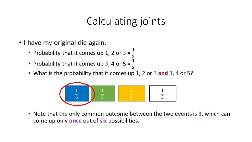 Calculating joints • 