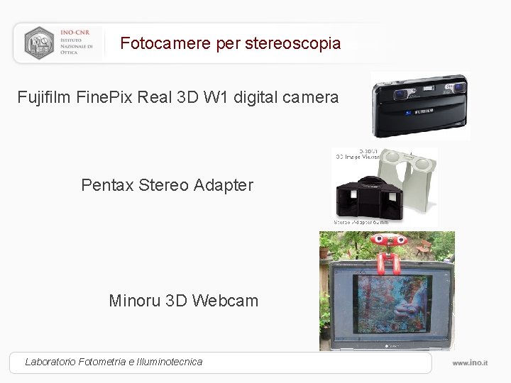 Fotocamere per stereoscopia Fujifilm Fine. Pix Real 3 D W 1 digital camera Pentax