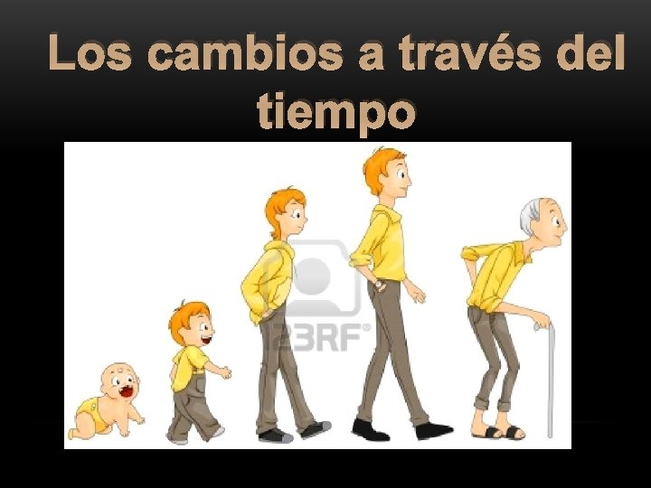 Los cambios a través del tiempo 
