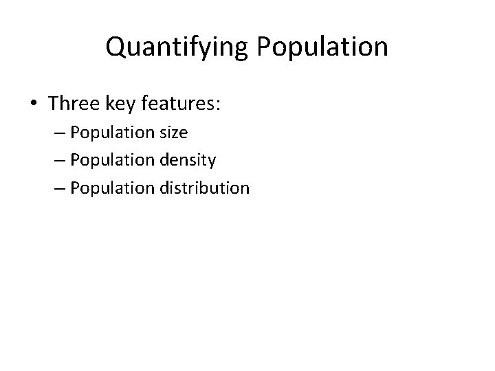 Population Ecology Population Essential Questions What factors influence