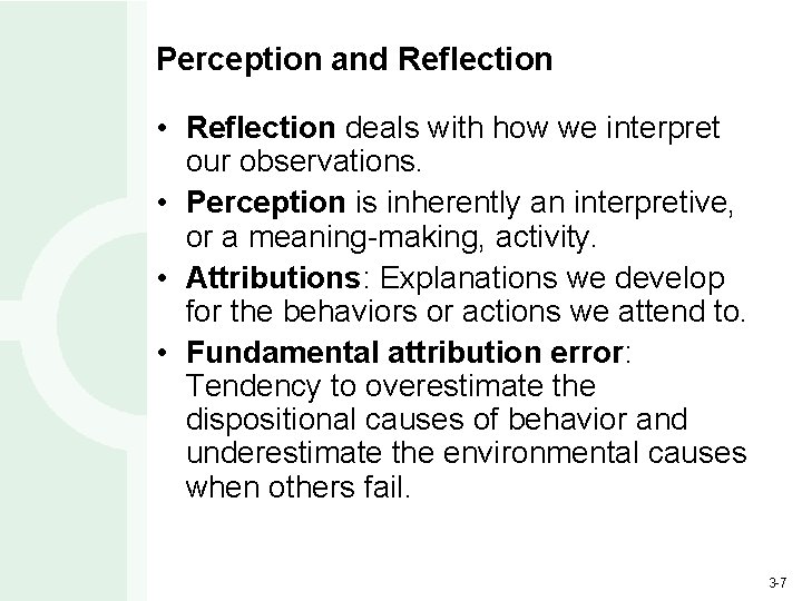 Perceived Observation 3 1 Chapter 3 Leadership Is Developed through