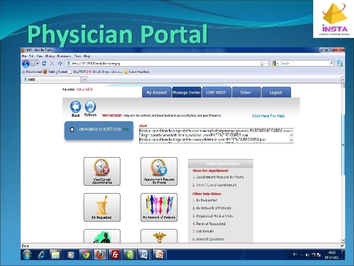 Physician Portal 