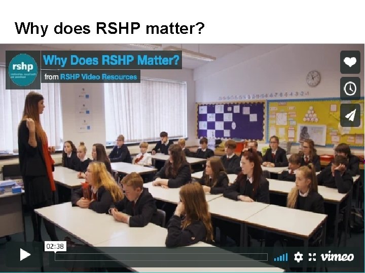 Why does RSHP matter? 