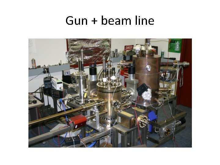 Gun + beam line 