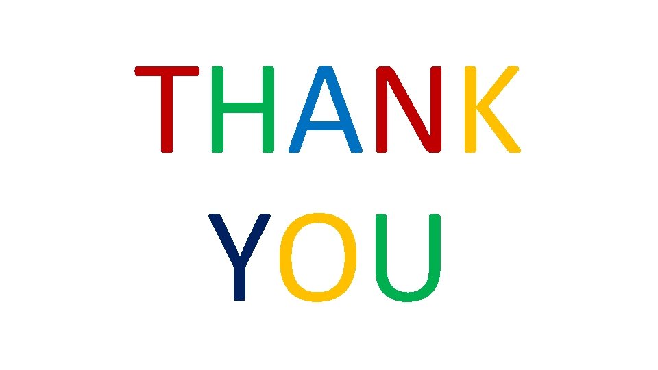 THANK YOU 