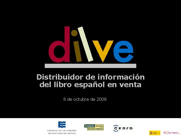 Distribuidor de información del libro español en venta 8 de octubre de 2008 