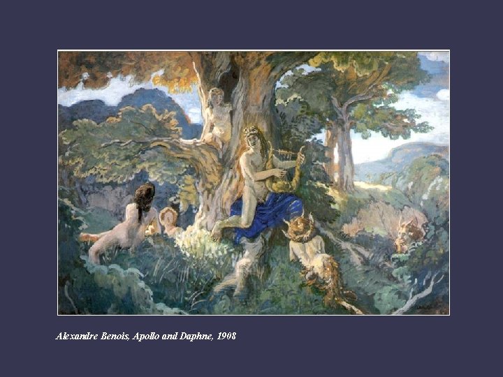 Alexandre Benois, Apollo and Daphne, 1908 