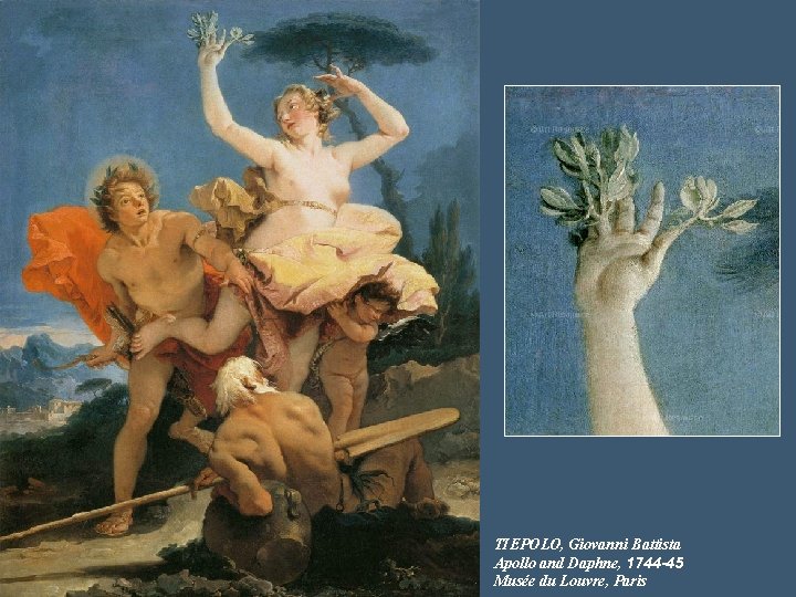 TIEPOLO, Giovanni Battista Apollo and Daphne, 1744 -45 Musée du Louvre, Paris 