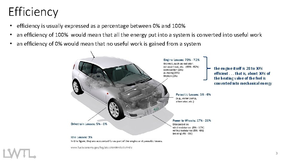 Efficiency • efficiency is usually expressed as a percentage between 0% and 100% •