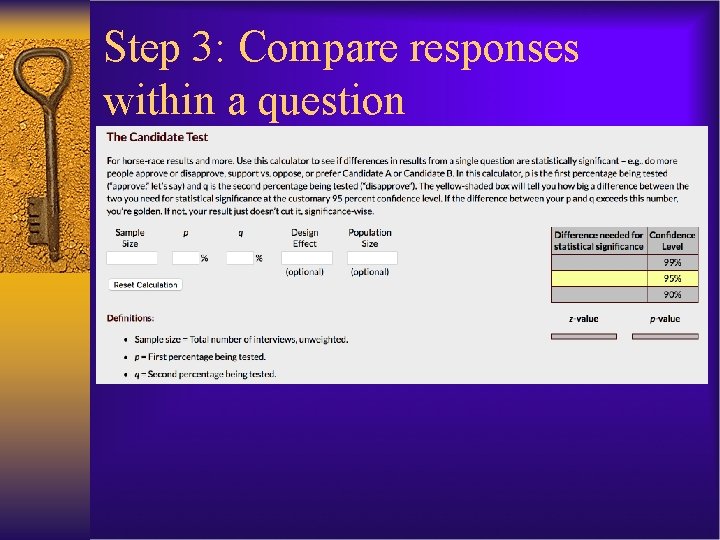 Step 3: Compare responses within a question strongly somewhat strongly disagree neither agree undocumented