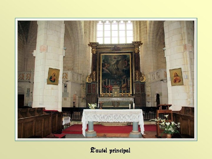 L’autel principal 