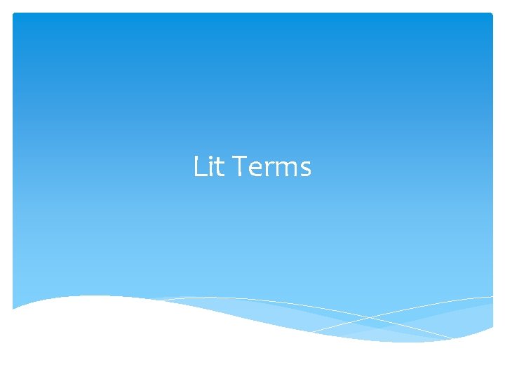 Lit Terms 