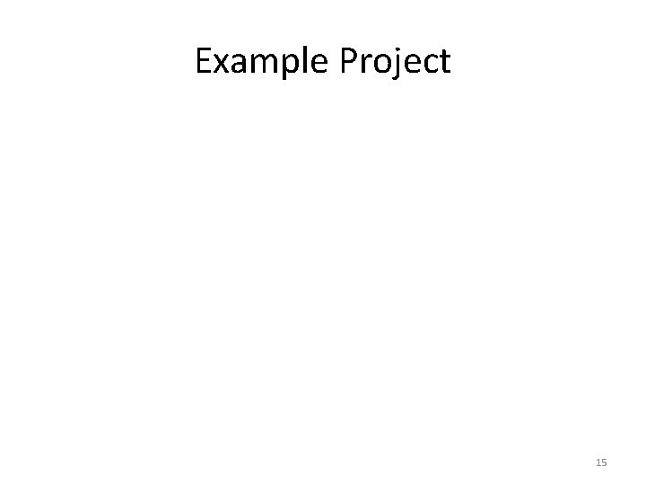 Example Project 15 