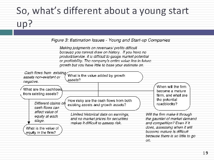 So, what’s different about a young start up? 19 So, what’s different about a young start up? 19