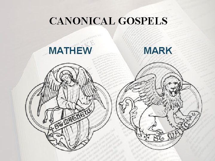 CANONICAL GOSPELS MATHEW MARK 