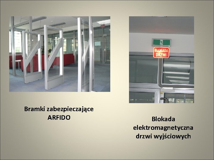Bramki zabezpieczające ARFIDO Blokada elektromagnetyczna drzwi wyjściowych 