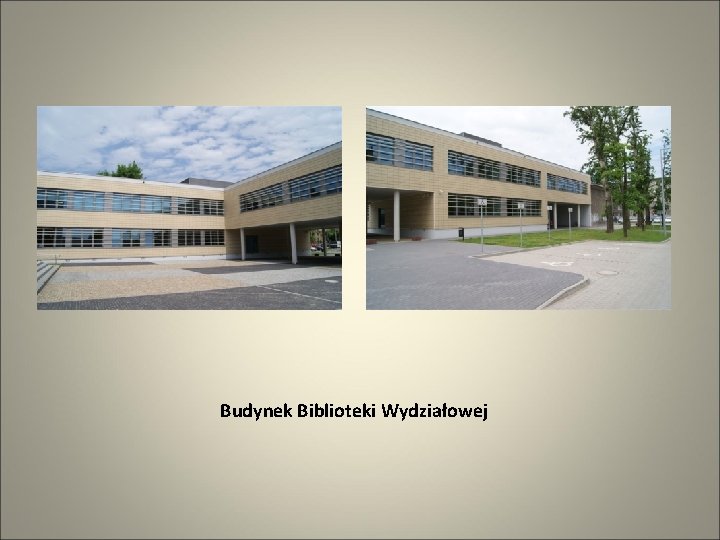 Budynek Biblioteki Wydziałowej 
