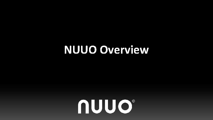 NUUO Overview 