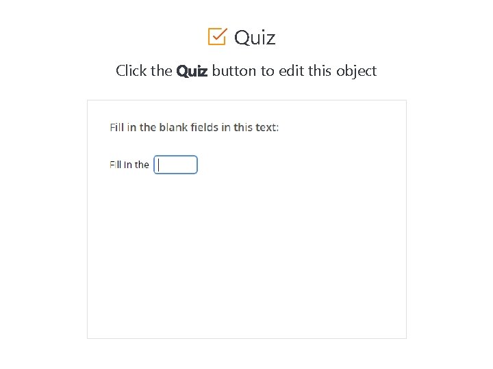 Quiz Câu 1: Đặt tính rồibutton tính: to edit this object Click the Quiz