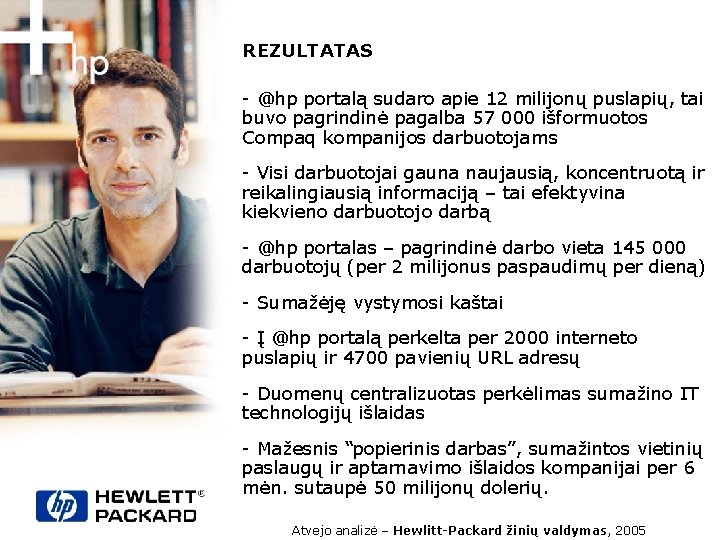 REZULTATAS - @hp portalą sudaro apie 12 milijonų puslapių, tai buvo pagrindinė pagalba 57