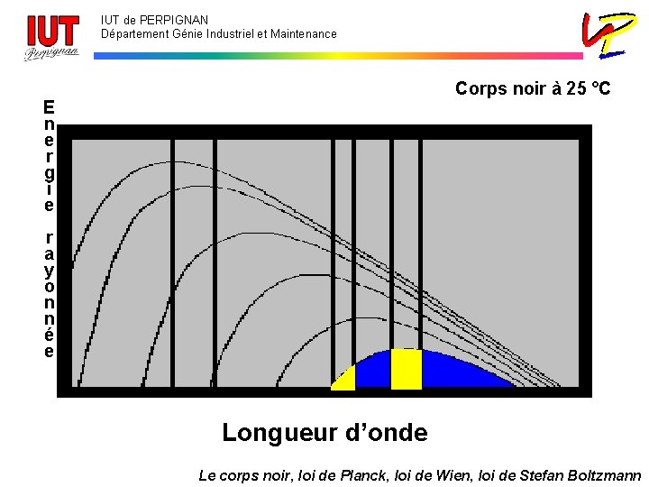 IUT de PERPIGNAN Département Génie Industriel et Maintenance Corps noir à 25 °C E