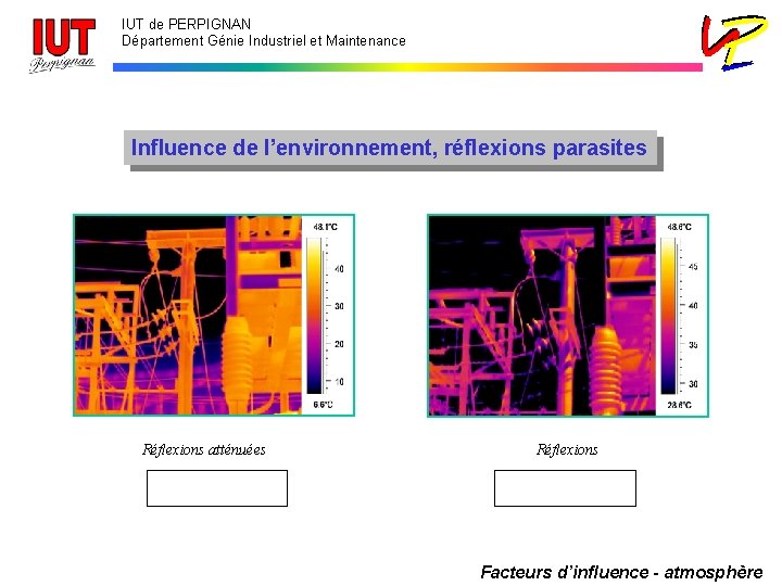 IUT de PERPIGNAN Département Génie Industriel et Maintenance Influence de l’environnement, réflexions parasites Réflexions