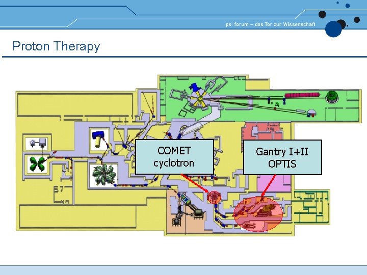 Proton Therapy COMET cyclotron Gantry I+II OPTIS Proton Therapy COMET cyclotron Gantry I+II OPTIS