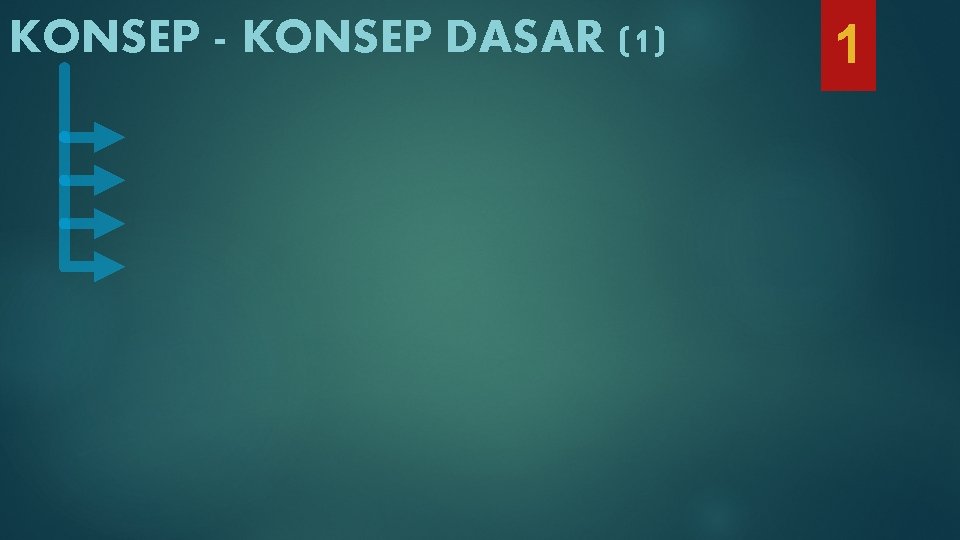 KONSEP - KONSEP DASAR (1) 1 