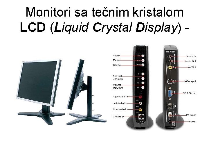 Monitori sa tečnim kristalom LCD (Liquid Crystal Display) - 